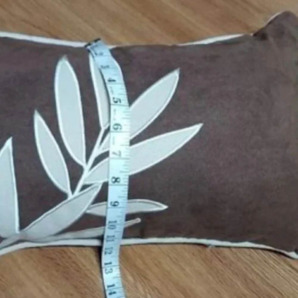 Decorative throw pillow.